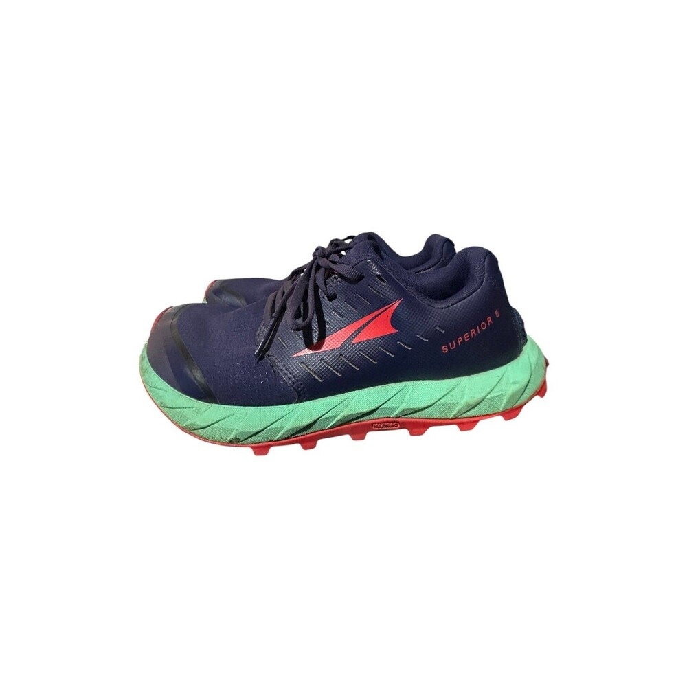 Womens 6 ALTRA Superior 5 ALOA5483252 Trail Running Shoe Purple Teal Red Hiking